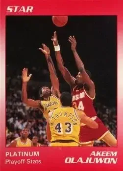 1990-91 Star Platinum #2 Hakeem Olajuwon