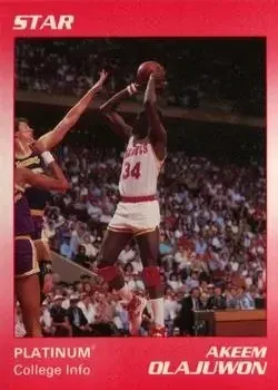 1990-91 Star Platinum #7 Hakeem Olajuwon