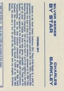Back of Charles Barkley