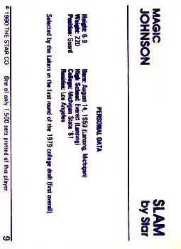 Back of Magic Johnson