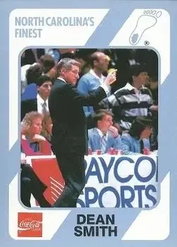 1989 Collegiate Collection North Carolina's Finest #3 Dean Smith