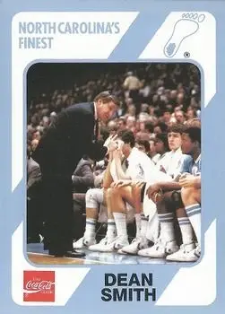 1989 Collegiate Collection North Carolina's Finest #4 Dean Smith