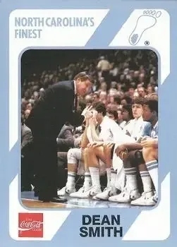 1989 Collegiate Collection North Carolina's Finest #4 Dean Smith
