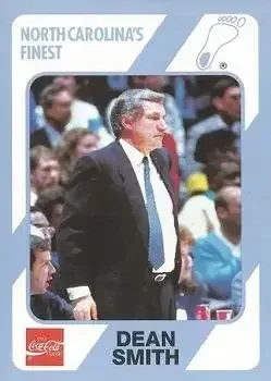 1989 Collegiate Collection North Carolina's Finest #5 Dean Smith