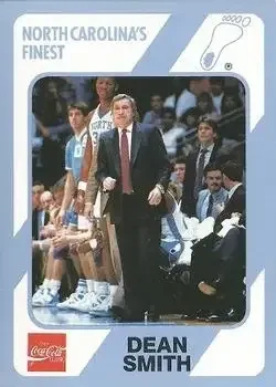 1989 Collegiate Collection North Carolina's Finest #6 Dean Smith
