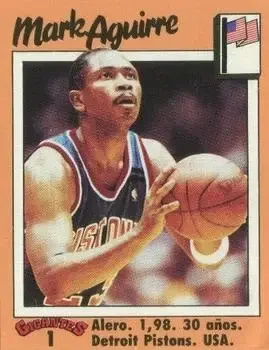 Front of Mark Aguirre
