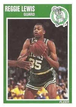 1989-90 Fleer #10 Reggie Lewis