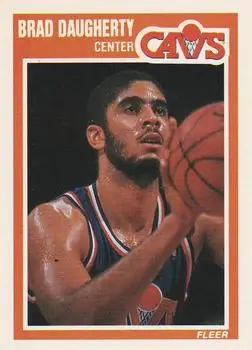 1989-90 Fleer #25 Brad Daugherty