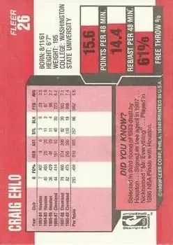 Back of Craig Ehlo