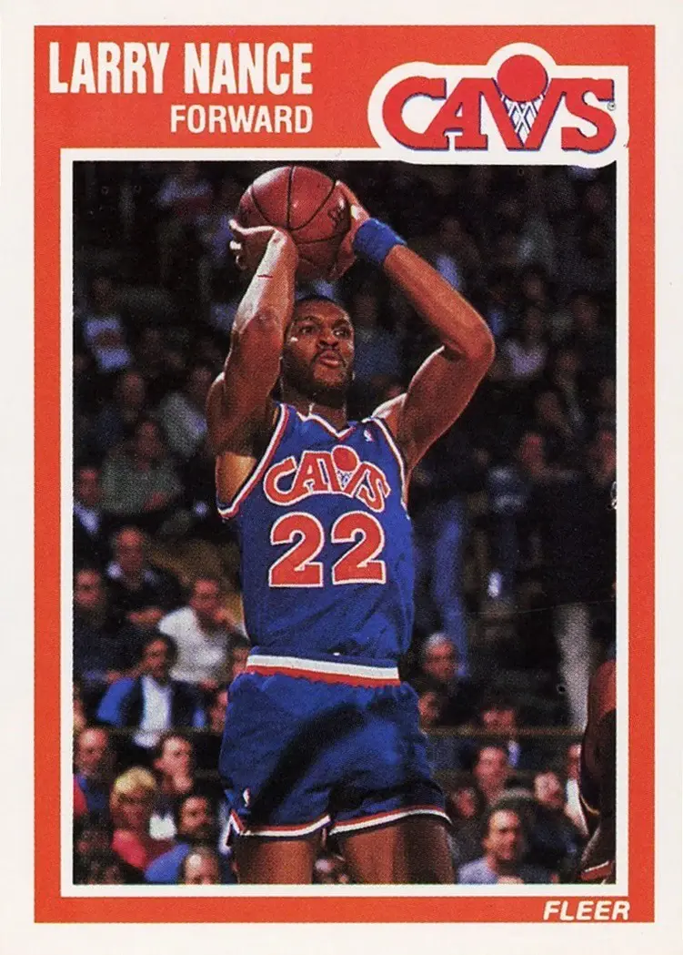 1989-90 Fleer #28 Larry Nance