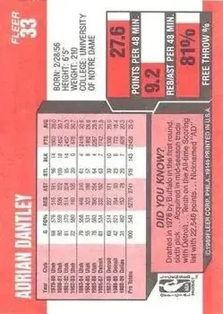 Adrian Dantley back