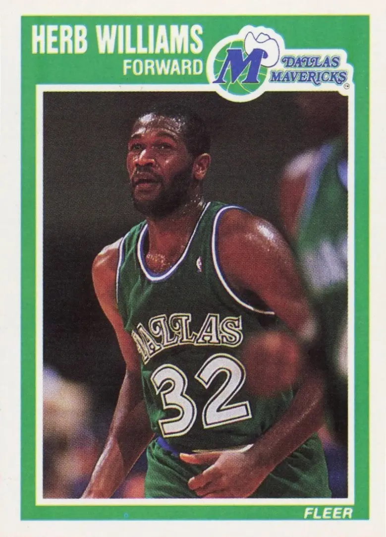 1989-90 Fleer #37 Herb Williams