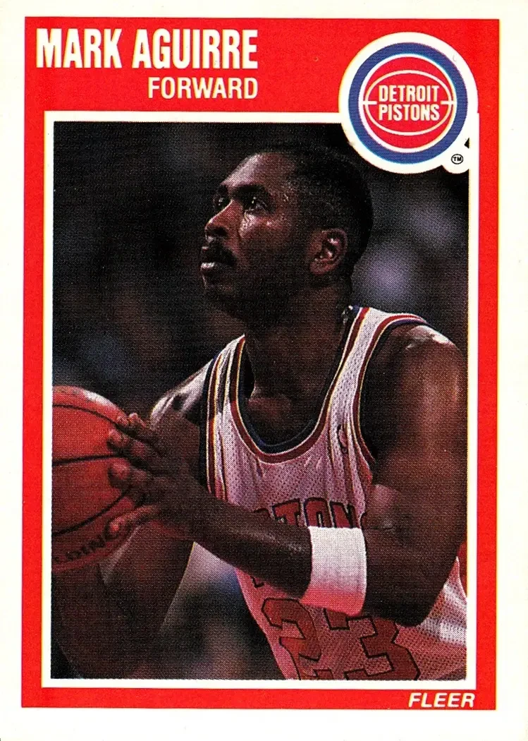 Front of Mark Aguirre