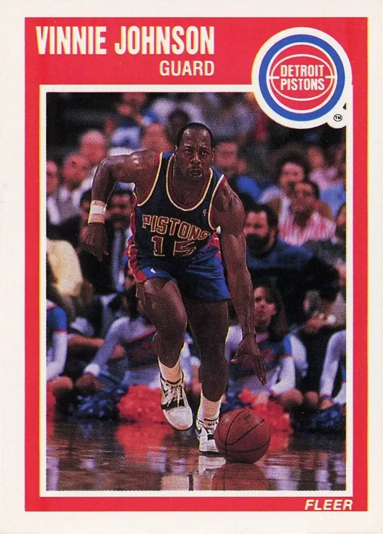 1989-90 Fleer #47 Vinnie Johnson