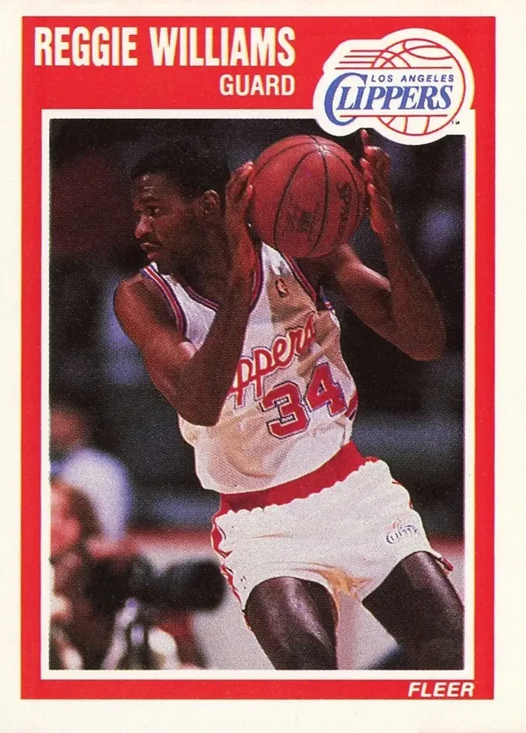 1989-90 Fleer #74 Reggie WIlliams