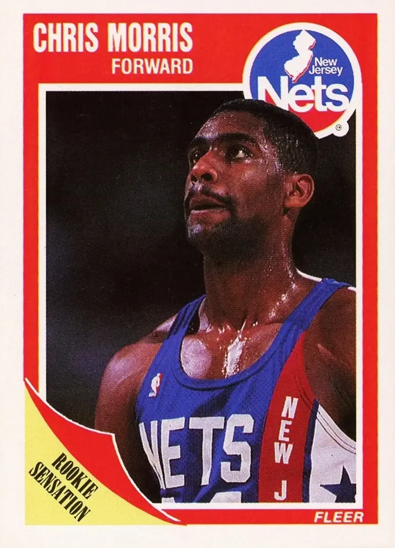 1989-90 Fleer #99 Chris Morris