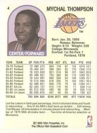 Mychal Thompson back