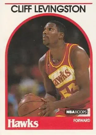 1989-90 Hoops #22 - Cliff Levingston - Atlanta Hawks