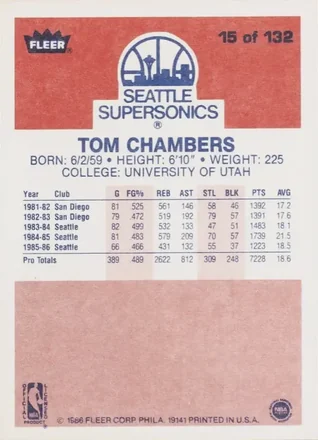 Tom Chambers back