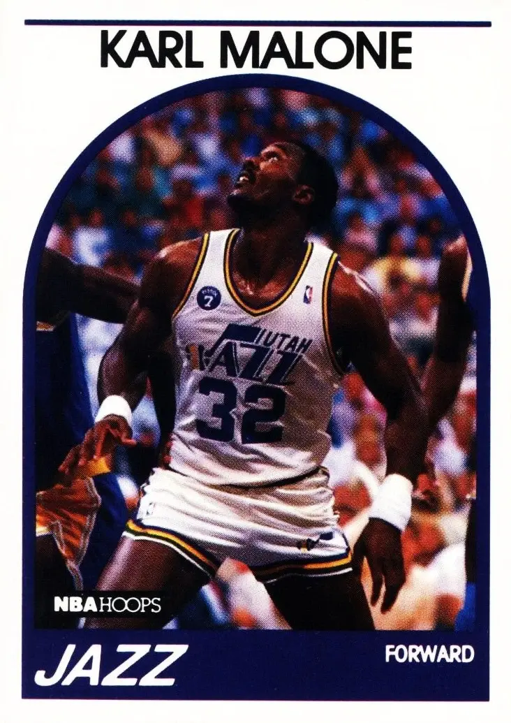 1989-90 Hoops #30 Karl Malone