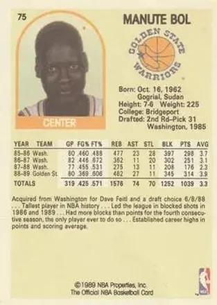 Manute Bol back