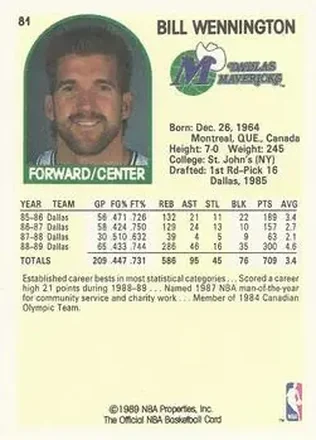 Bill Wennington back
