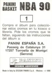 Back of Card #1