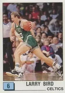 1989-90 Panini Stickers (Spanish) #6 Larry Bird