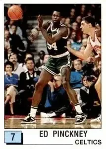1989-90 Panini Stickers (Spanish) #7 Ed Pinckney