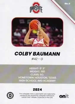 Back of Colby Baumann