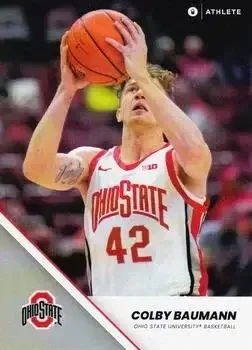 2023-24 ONIT Athlete Ohio State Buckeyes Men #4 Colby Baumann