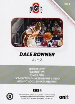 Back of Dale Bonner