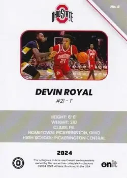 Back of Devin Royal