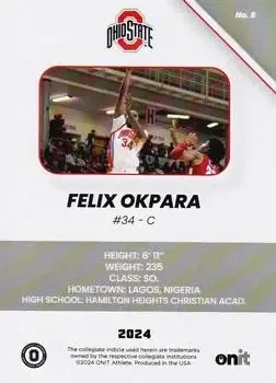 Back of Felix Okpara