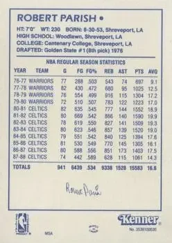 Back of Robert Parish