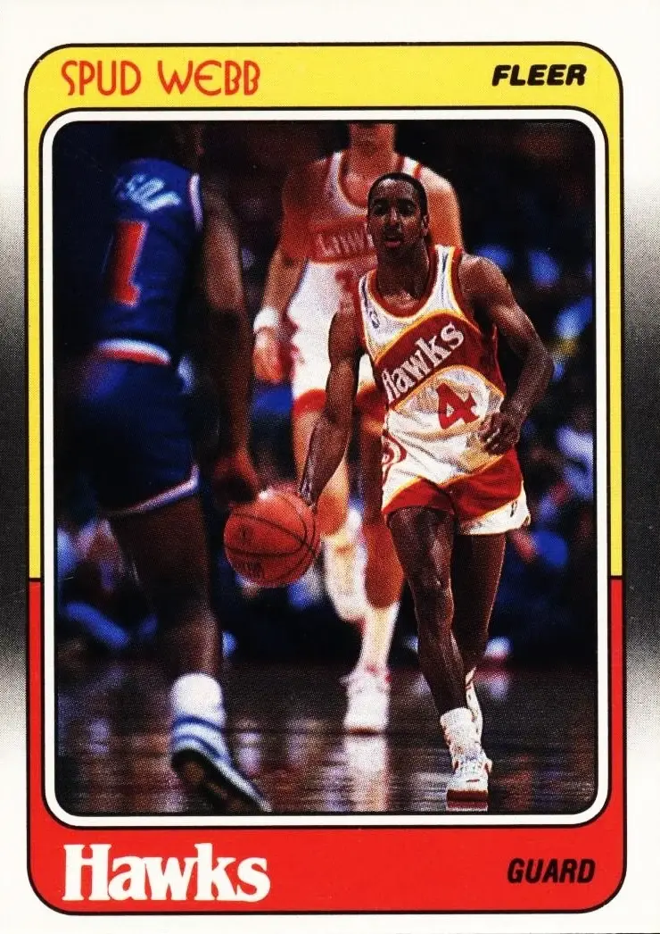 1988-89 Fleer #4 Spud Webb