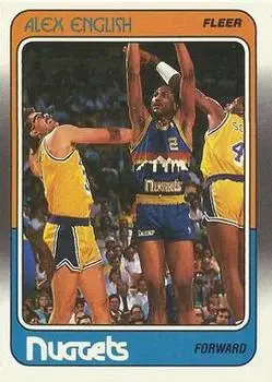 1988-89 Fleer #34 Alex English