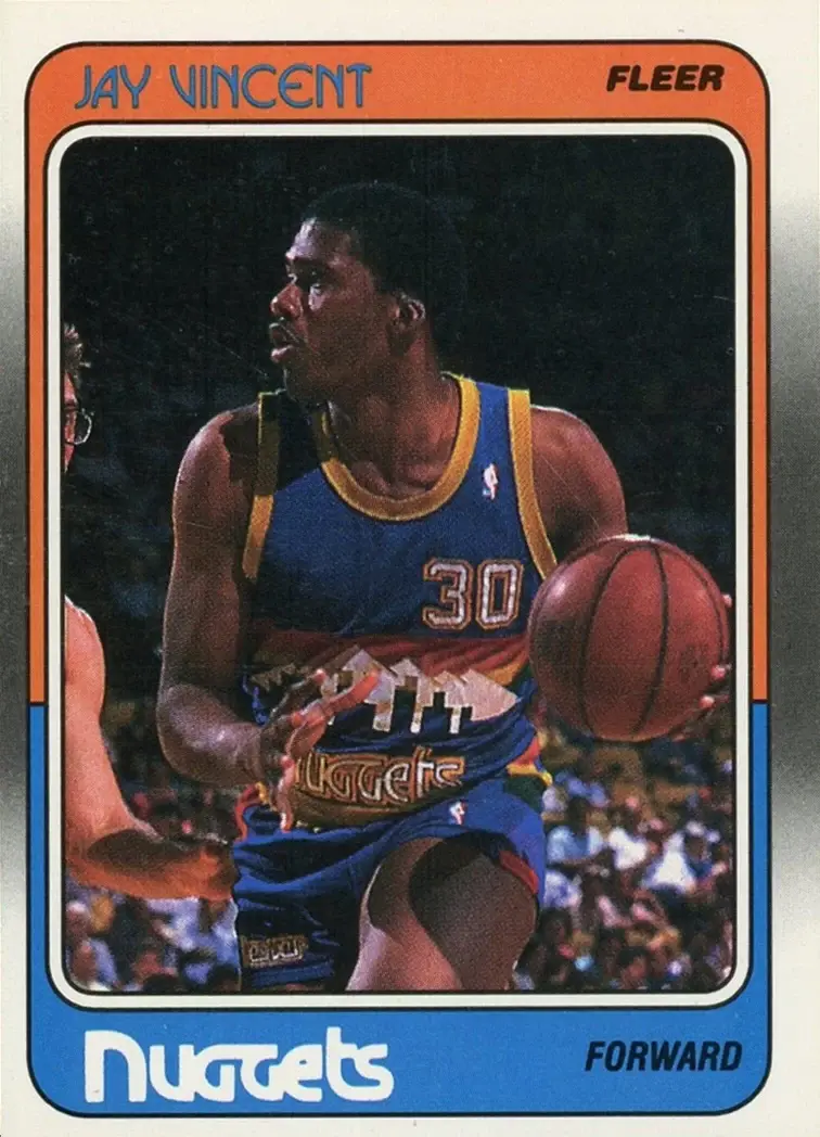 1988-89 Fleer #38 Jay Vincent