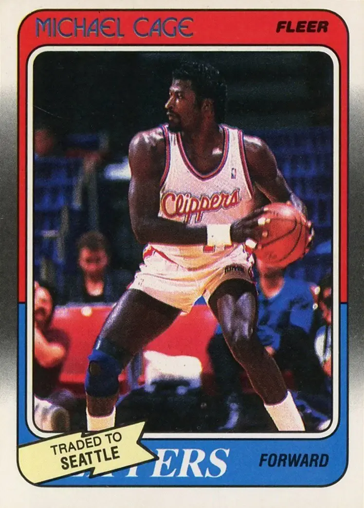 1988-89 Fleer #62 Michael Cage