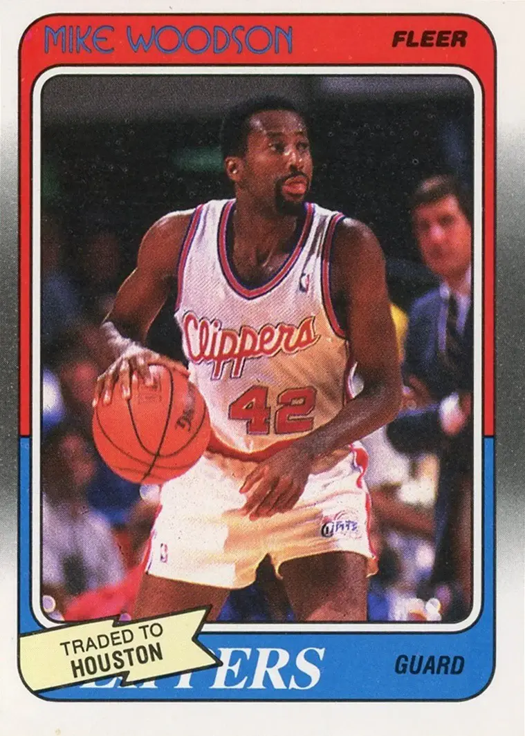 1988-89 Fleer #63 Mike Woodson