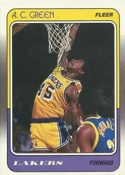 1988-89 Fleer #66 A.C. Green