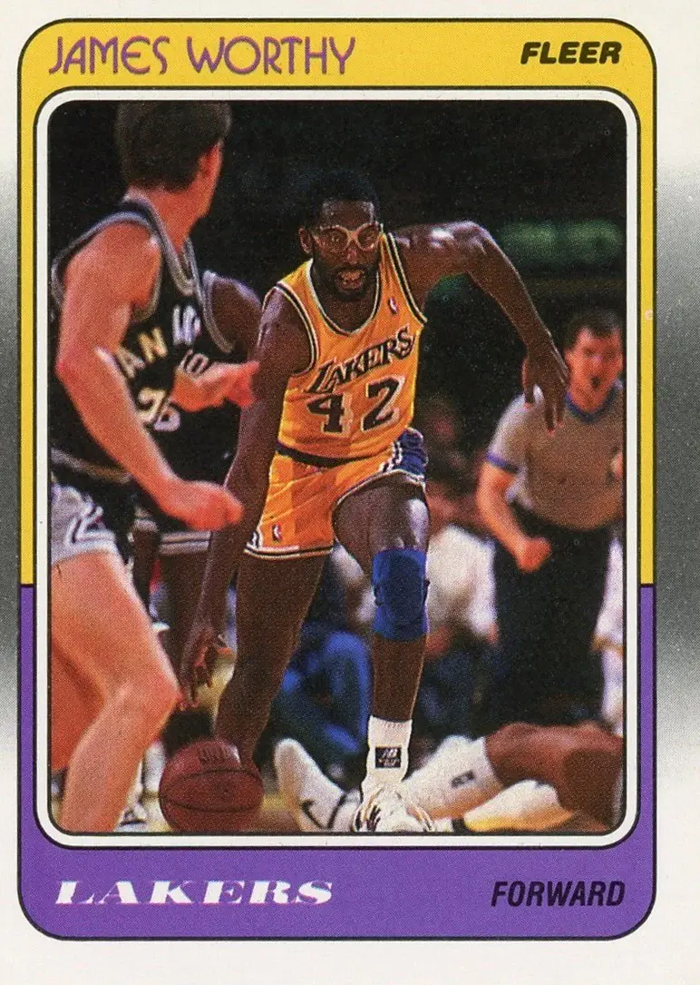 1988-89 Fleer #70 James Worthy
