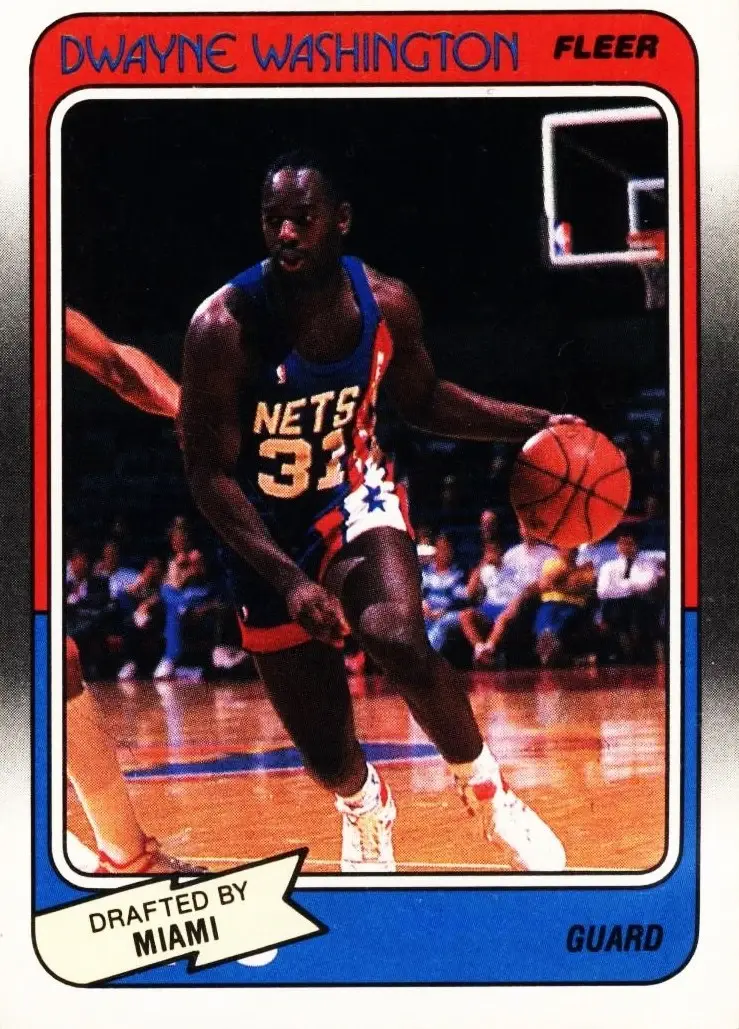 1988-89 Fleer #71 Dwayne Washington