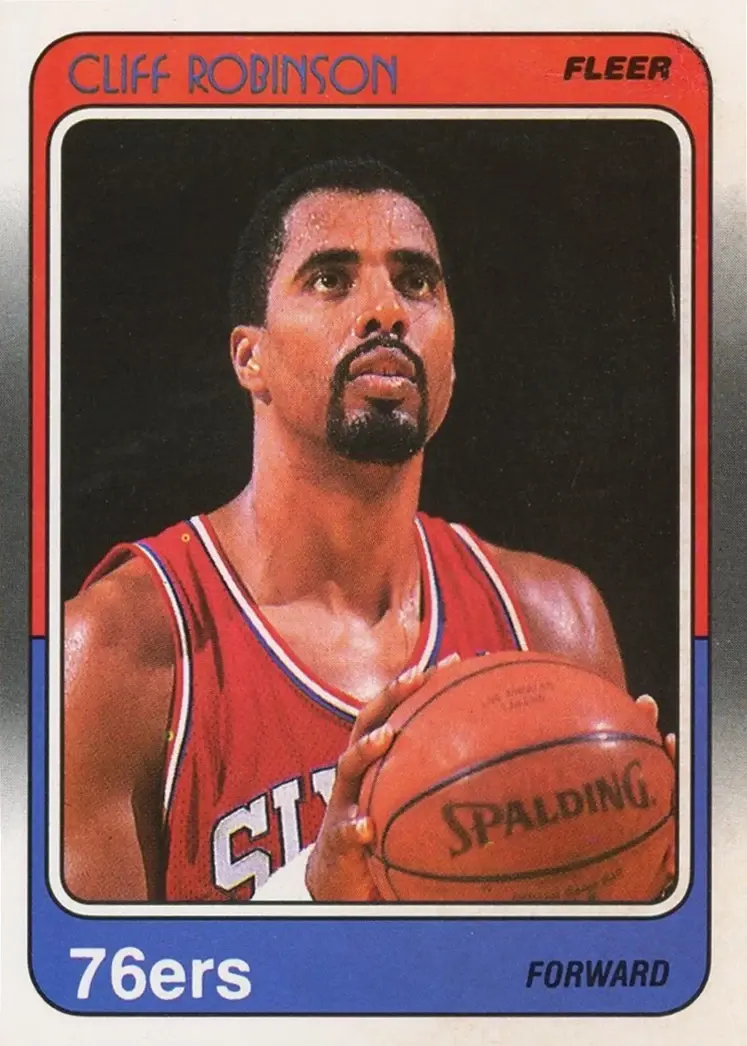 1988-89 Fleer #88 Cliff Robinson