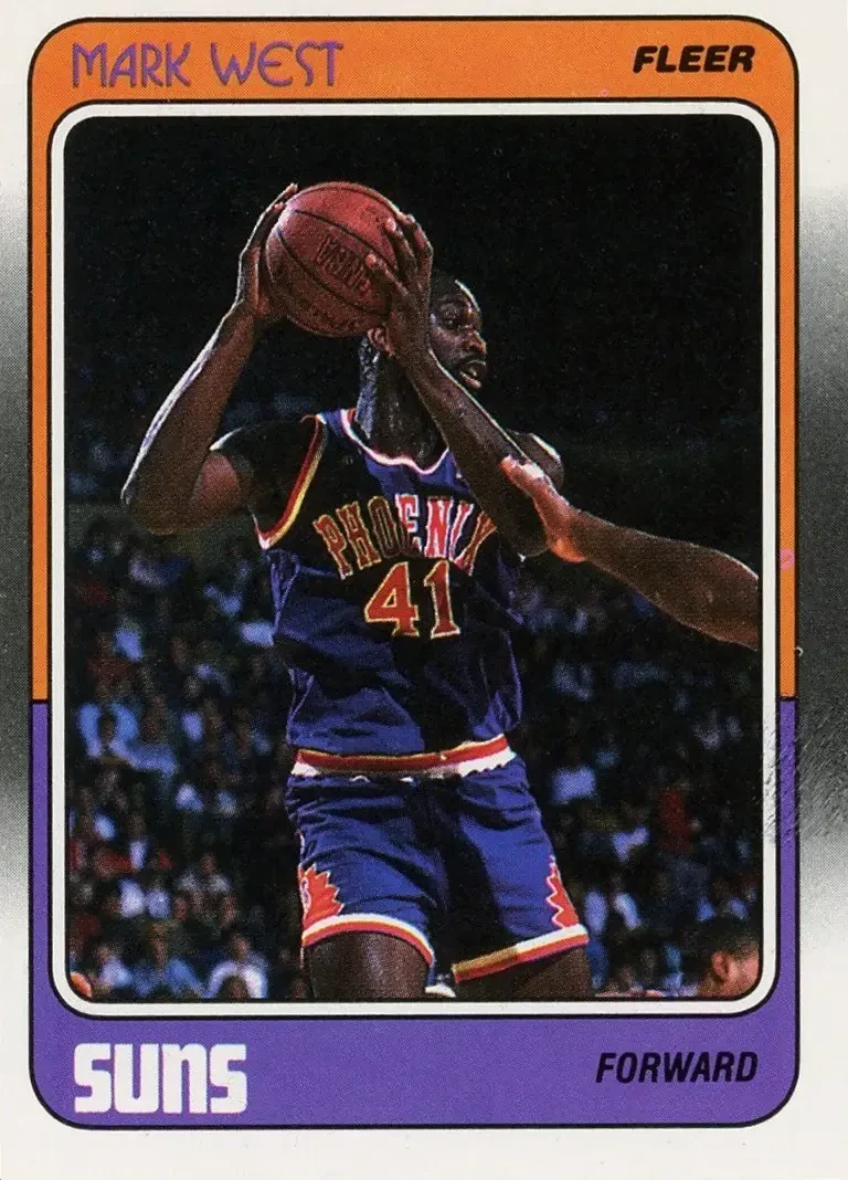 1988-89 Fleer #91 Mark West