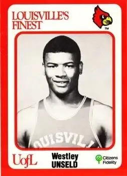 1988-89 Louisville Cardinals Collegiate Collection #2 Wes Unseld