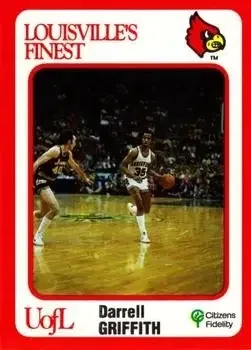 1988-89 Louisville Cardinals Collegiate Collection #3 Darrell Griffith