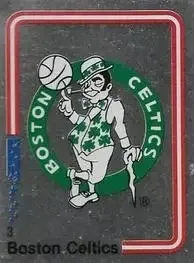 1988-89 Panini Stickers (Spanish) #3 (Spanish) 3 Boston Celtics Logo
