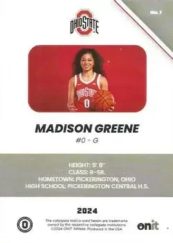 Back of Madison Greene