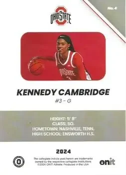 Back of Kennedy Cambridge